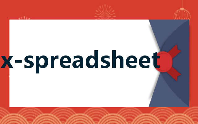 x-spreadsheet